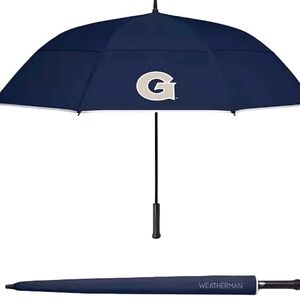 NEW GEORGETOWN UNIVERSITY GOLF UMBRELLA  WEATHERMAN ALUMNI COLLEGIATE GIFT